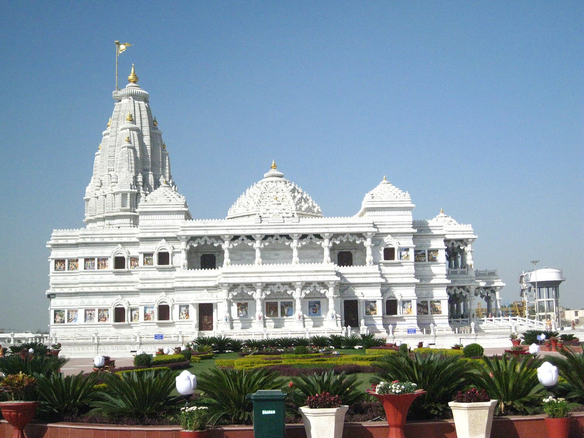 Prem Mandir in Vrindavan, a temple of Radha-Krishna